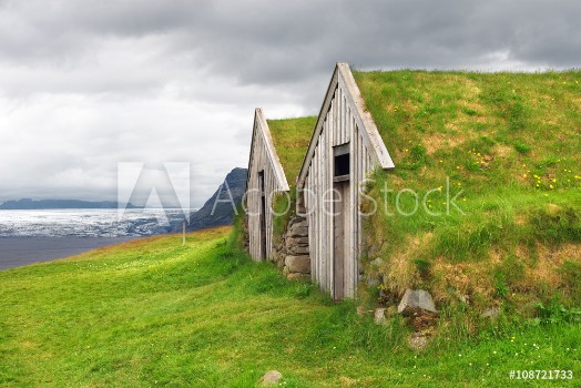 Picture of Old traditional Icelandic farm